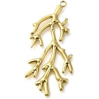 Pendentif en acier inoxydable 304 avec charme de branche — Breloques et pendentifs
