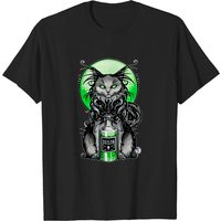 Black Cat With Poison Bottle Men's T-Shirt