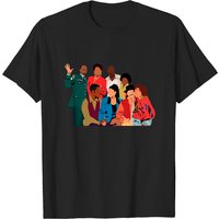 A Different World Stencil Art Black TV Shows T-Shirt for Men