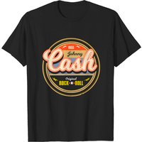 T-shirt pour hommes Johnny Cash en noir — T-shirts pour hommes