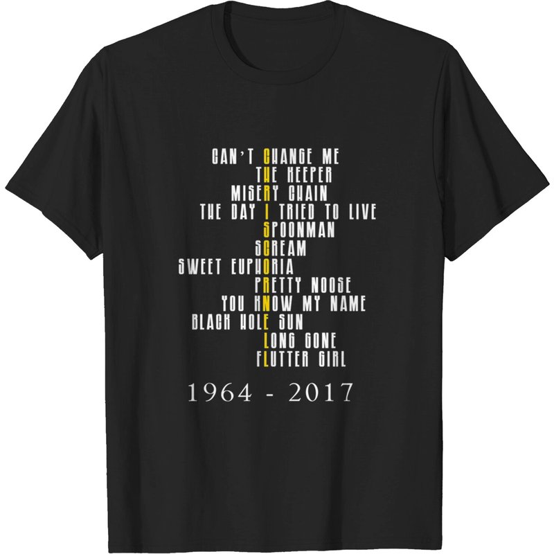 T-shirt pour hommes Chris Cornell 1964 - 2017 - Soundgarden — T-shirts pour hommes