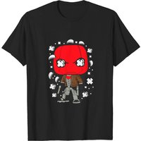 Red Hood Jason Pop Art T-Shirt for Men