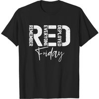 T-shirt militaire Distressed Red Friday pour hommes — T-shirts pour hommes