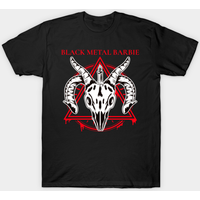 T-shirt pour hommes Black Metal Barbie