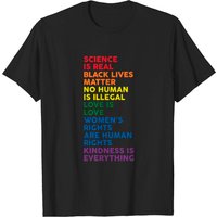 T-shirt Science Is Real Black Lives Matter pour hommes