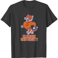 T-shirt pour hommes avec mascotte vintage du tigre de Clemson