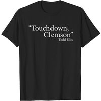 T-shirt pour hommes Touchdown Clemson en noir