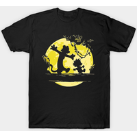 T-shirt Calvin And Hobbes Jaune pour Hommes — T-shirts pour hommes