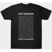Cat Division Sans Serif - Cats Men's T-Shirt in Black — Mens T Shirts
