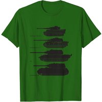German Heavy Tanks WW2 T-Shirt for Men — Mens T Shirts