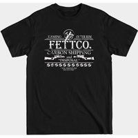 Fettco. T-shirt pour hommes Boba Fett en noir