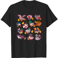T-shirt pour hommes Duck And Duckling - Duck en noir