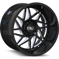 Cali Off Road 9112 Gemini Gloss Black Milled Wheels - 20x9 - 6x135