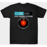T-shirt pour hommes Hal 9000 en noir — T-shirts pour hommes