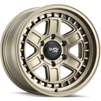 Dirty Life 9308 Cage Gold Wheels - 17x8.5 - 6x120 Bolt Pattern