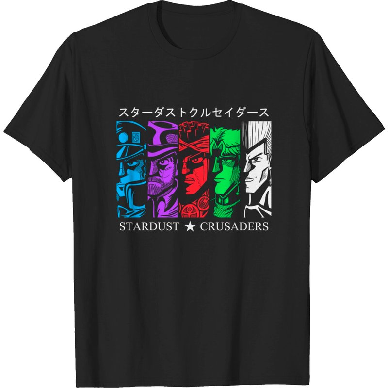 T-shirt pour hommes Stardust Crusaders Jojo — T-shirts pour hommes