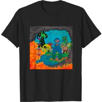 T-shirt Collage d'Art de l'Album King Gizzard pour Hommes - Noir