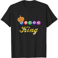 T-shirt Noir pour Hommes Bingo King — T-shirts pour hommes
