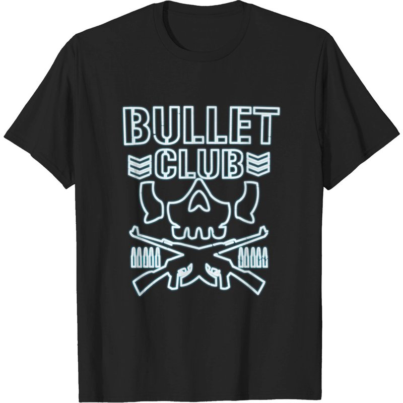 T-shirt Bullet Club Neon pour hommes - Noir — T-shirts pour hommes