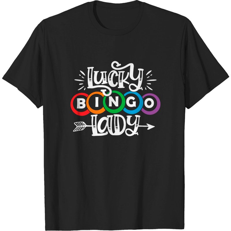 Lucky Bingo Lady Men's T-Shirt — Mens T Shirts