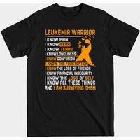Leukemia Awareness Support T-Shirt for Men — Mens T Shirts