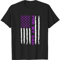 T-shirt Alzheimers Dad pour hommes en noir — T-shirts pour hommes