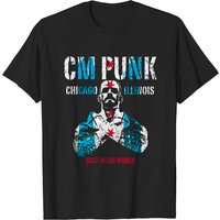 Cm Punk Men's Black T-Shirt