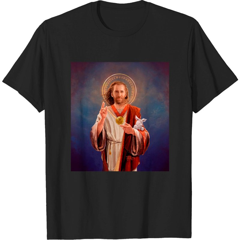 Skull With Crown Nicolas Cage Men's T-Shirt