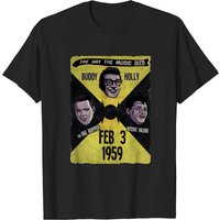 T-shirt pour hommes Buddy Holly The Day The Music Died — T-shirts pour hommes