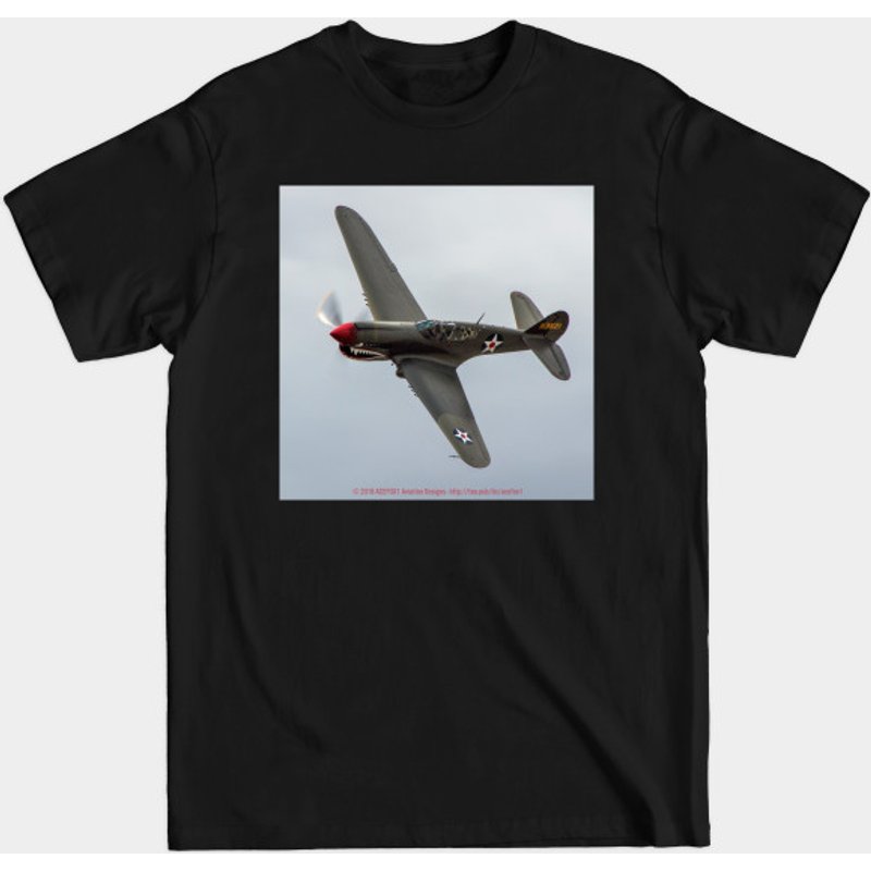 T-shirt pour hommes P-40 Warhawk Low Pass — T-shirts pour hommes