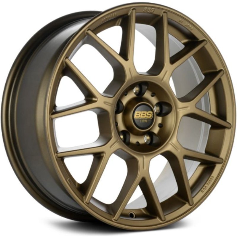 BBS XR Matte Bronze Wheel - 18x8 - 5x112 Bolt Pattern - 28 Offset — Wheels & Rims