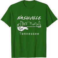 T-shirt Souvenir Nashville Guitare - Design Musique Country — T-shirts pour hommes