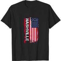 T-shirt pour hommes Nashville en noir