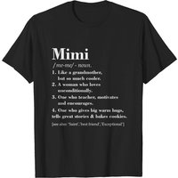 T-shirt pour hommes Mimi Definition en noir — T-shirts pour hommes