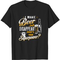 Je fais disparaître la bière, quel est votre superpouvoir ? T-shirt pour hommes — T-shirts pour hommes