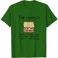 T-shirt Sandwich Recipe Friends pour hommes — T-shirts pour hommes