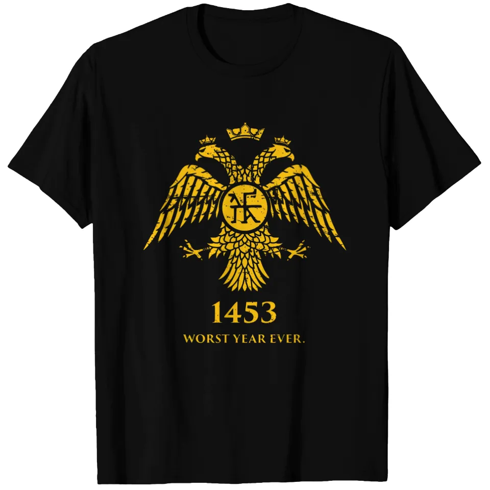 1453 - Pire Année Jamais | Empire Byzantin Constantinople - T-shirt — T-shirts pour hommes