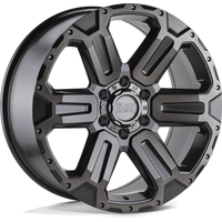Black Rhino Wanaka M-Gunmetal Wheels - 17x8.5 - 6x139.7 Bolt Pattern — Wheels & Rims