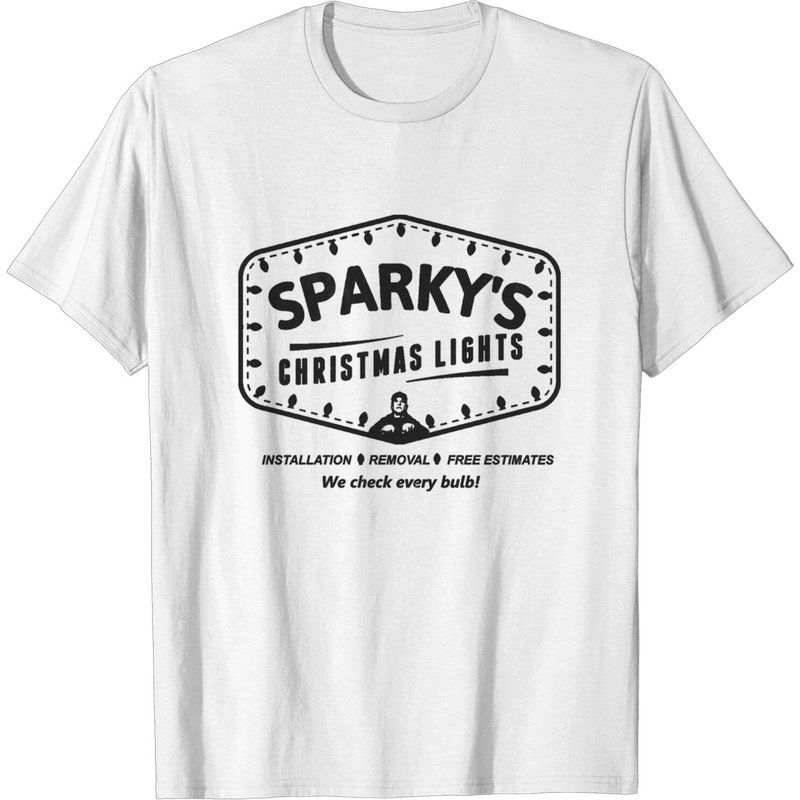 T-shirt pour hommes Sparky's Christmas Lights Clark Griswold — T-shirts pour hommes
