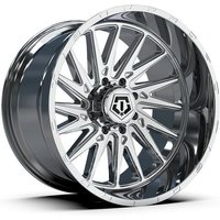 Roues TIS 547C Chrome - 24x12 - Motif de boulons 8x170 -44 déport