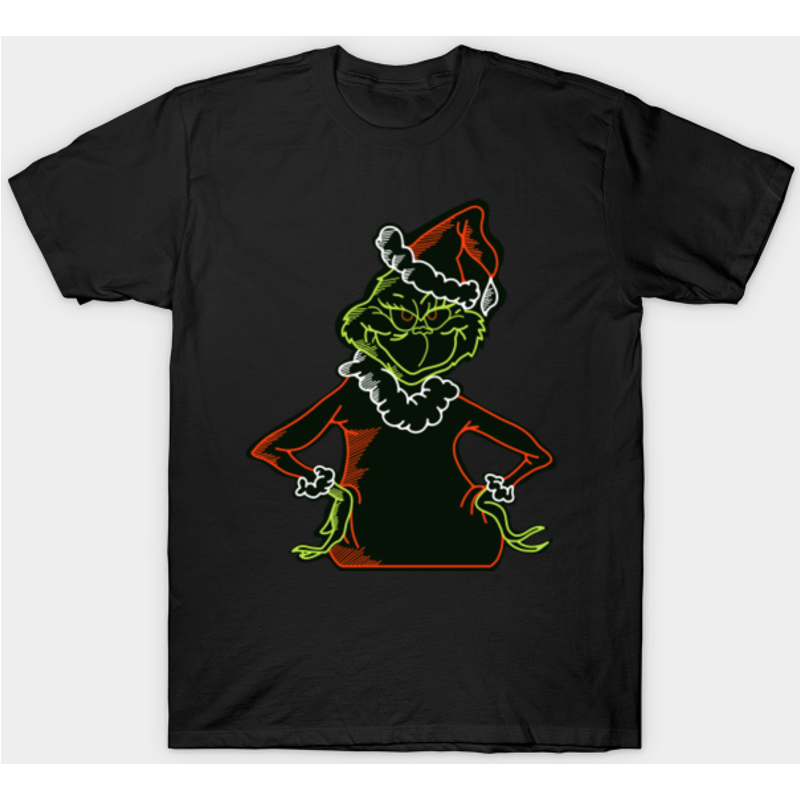 Neon Grinch - Grinch Stole Christmas Men's T-Shirt
