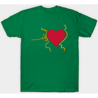 Grinch Heart Men's T-Shirt in Black