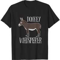 T-shirt pour hommes Donkey Whisperer en noir