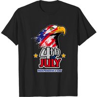 4th of July Eagle Men's T-Shirt — Mens T Shirts