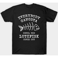T-shirt Funny Lutefisk Nourriture Norvégienne pour Hommes