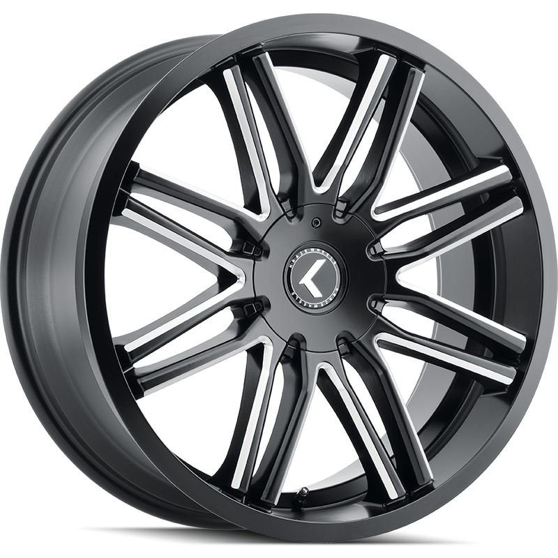 Kraze KR141 Cray Gloss Black Milled Wheels - 20x8.5 - 5x114.3 — Wheels & Rims