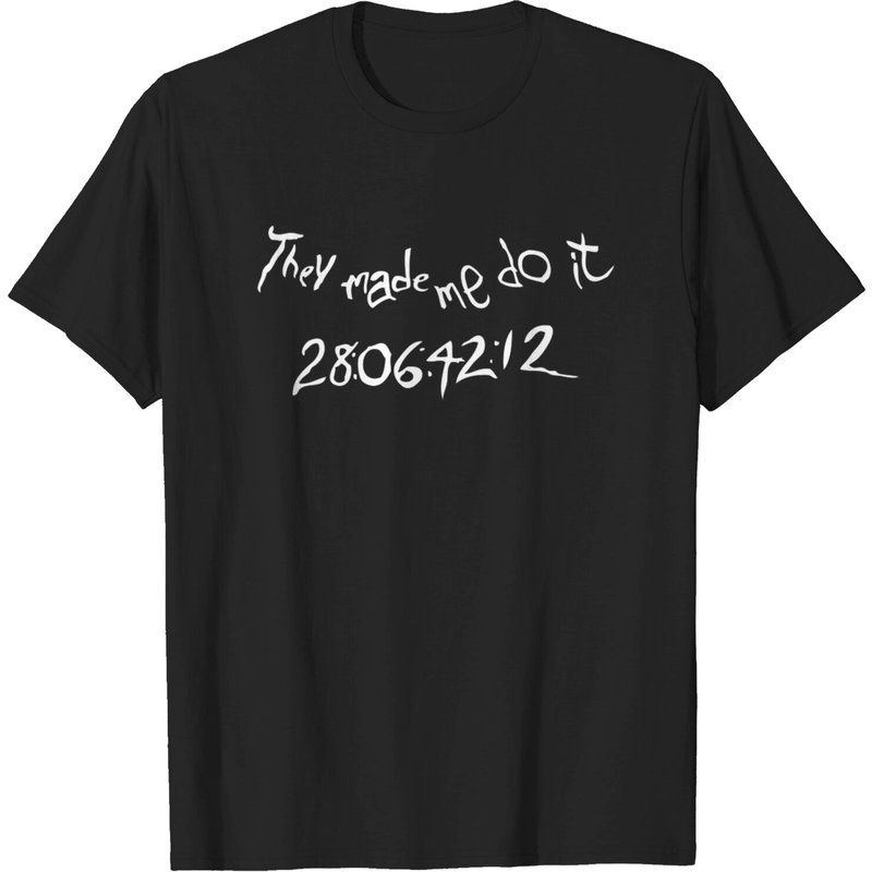 T-shirt pour hommes They Made Me Do It 2 - Donnie Darko — T-shirts pour hommes