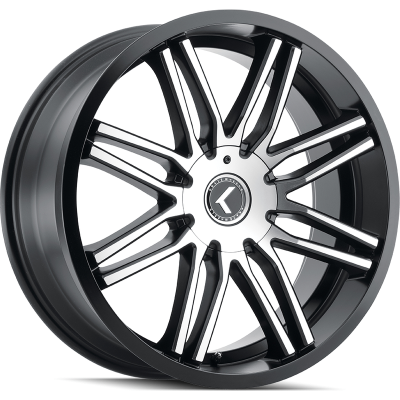 Kraze KR141 Cray Gloss Black Machined Wheels - 20x8.5 - 5x110 — Wheels & Rims
