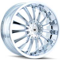 Roues Mazzi 351 Hype Chrome - 22x8.5 - Motif de boulons 5x108