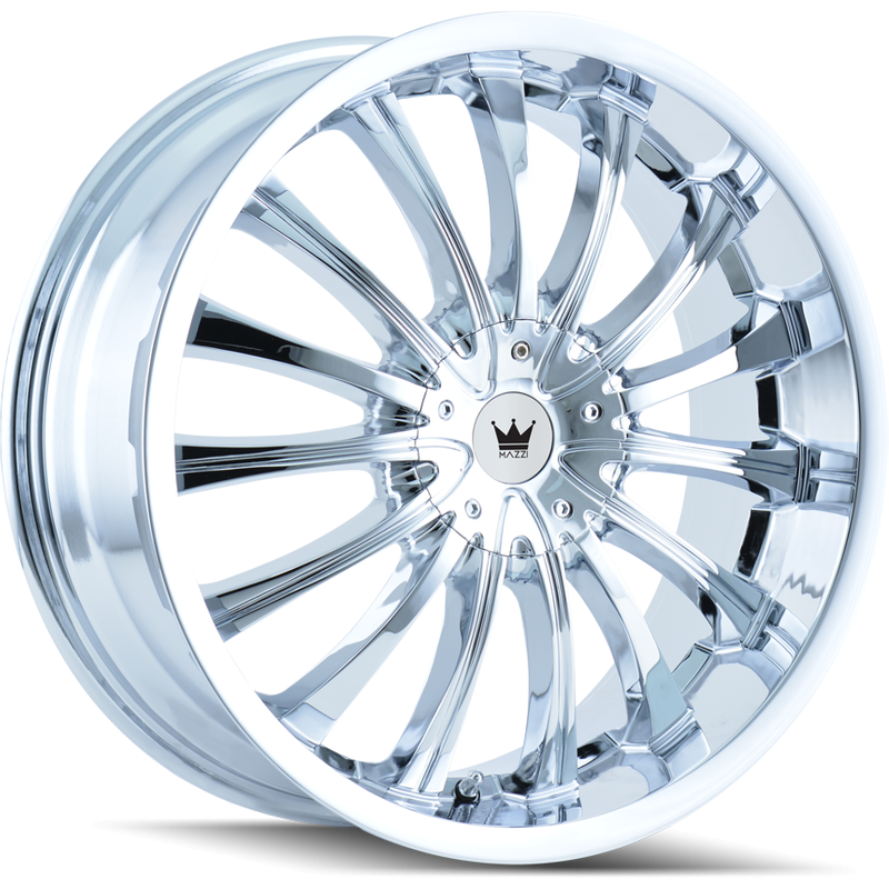 Mazzi 351 Hype Chrome Wheels - 22x8.5 - 5x108 Bolt Pattern — Wheels & Rims